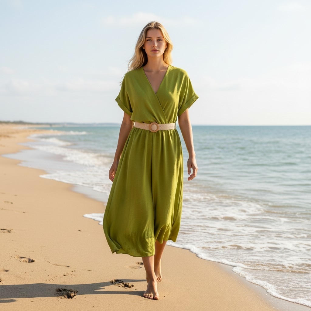robe courte élastique