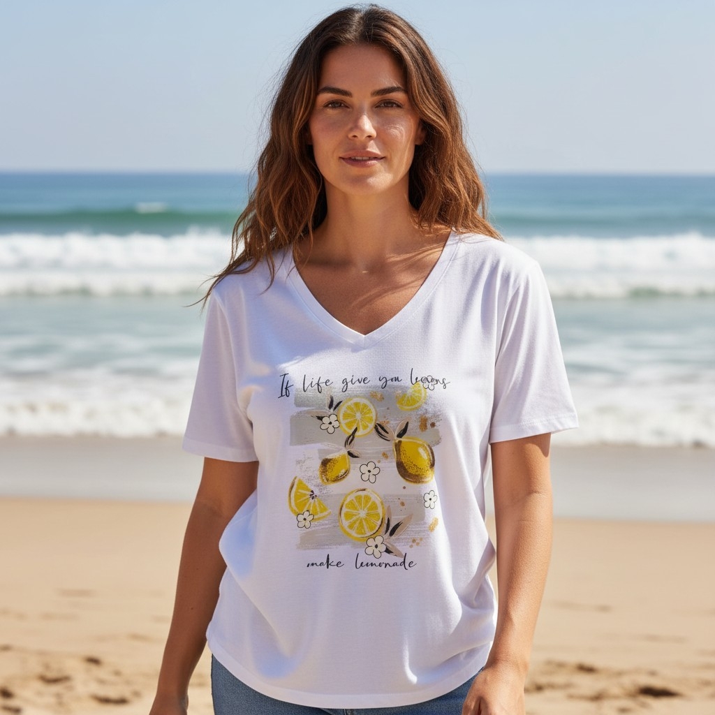 t shirt "citrons"